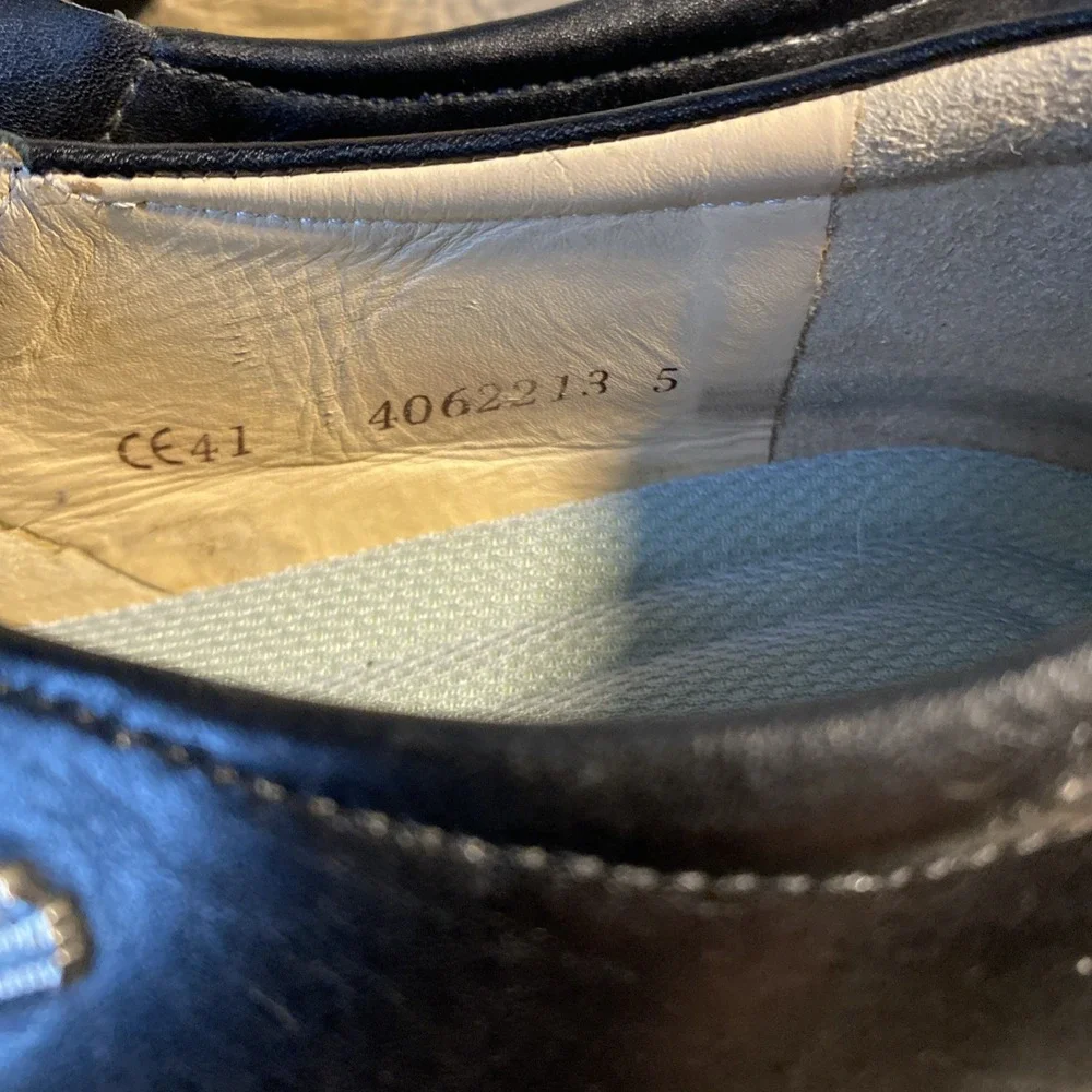 Finn Comfort Newport Black Slip-On‎ Casual Shoes, Size EU 41 US 7.5